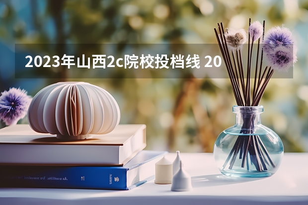 2023年山西2c院校投档线 2023年山西二本c类分数线是多少