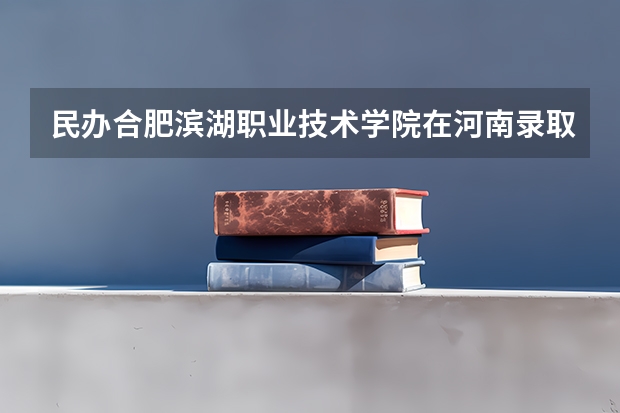 民办合肥滨湖职业技术学院在河南录取分数是多少 民办合肥滨湖职业技术学院河南招多少人