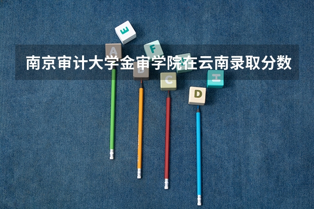 南京审计大学金审学院在云南录取分数是多少 南京审计大学金审学院云南招多少人