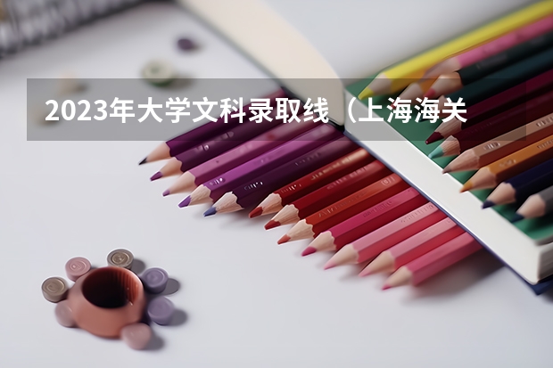 2023年大学文科录取线（上海海关大学录取分数线2023）