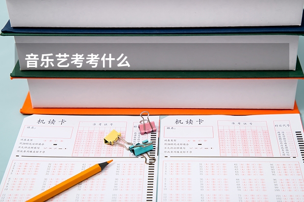 音乐艺考考什么