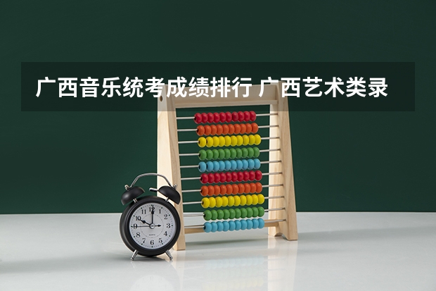 广西音乐统考成绩排行 广西艺术类录取分数线