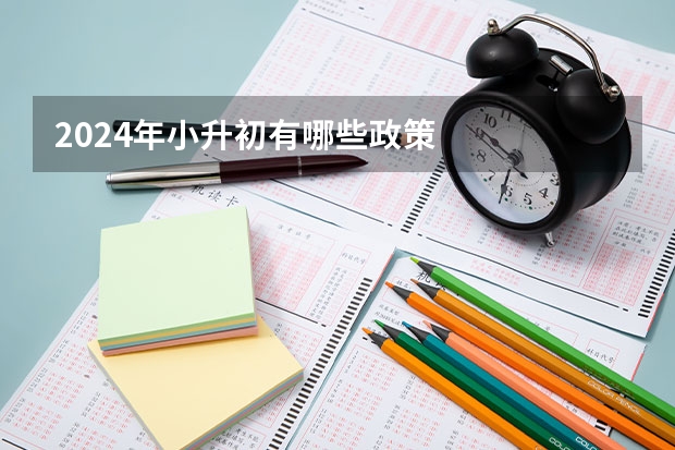 2024年小升初有哪些政策