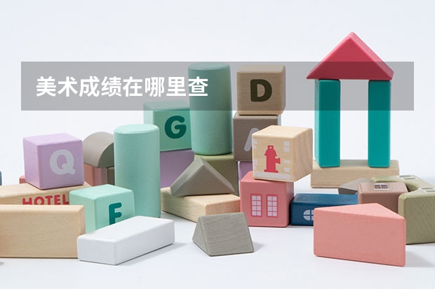 美术成绩在哪里查