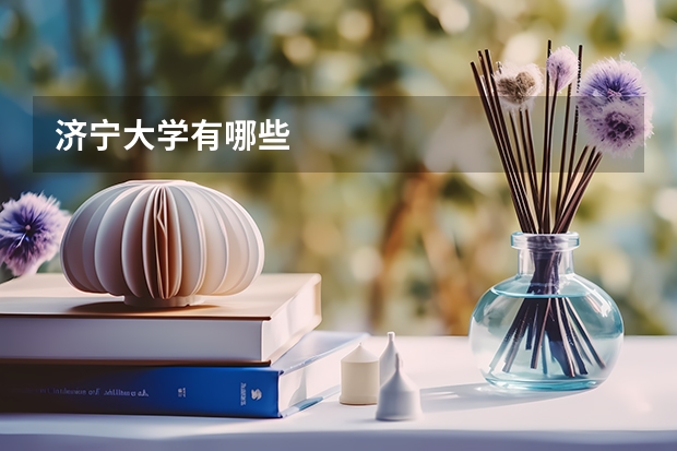 济宁大学有哪些