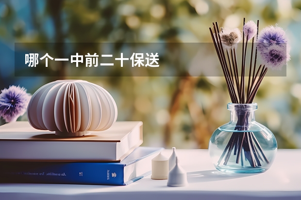 哪个一中前二十保送
