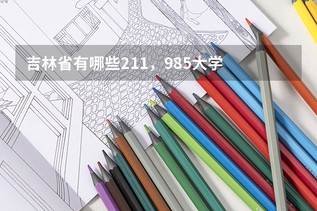 吉林省有哪些211，985大学