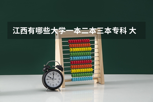 江西有哪些大学一本二本三本专科 大学生必备网