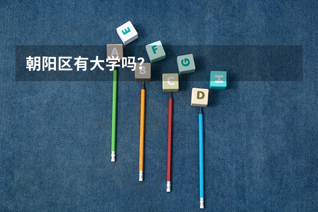 朝阳区有大学吗？