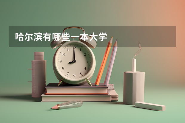 哈尔滨有哪些一本大学