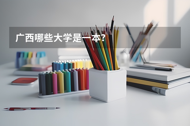 广西哪些大学是一本？