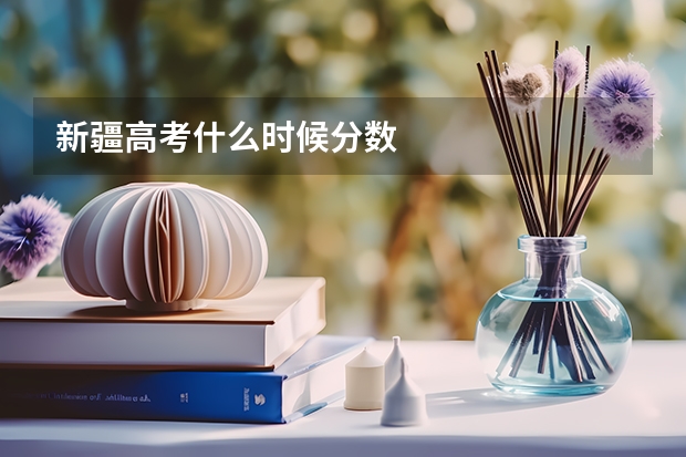 新疆高考什么时候分数