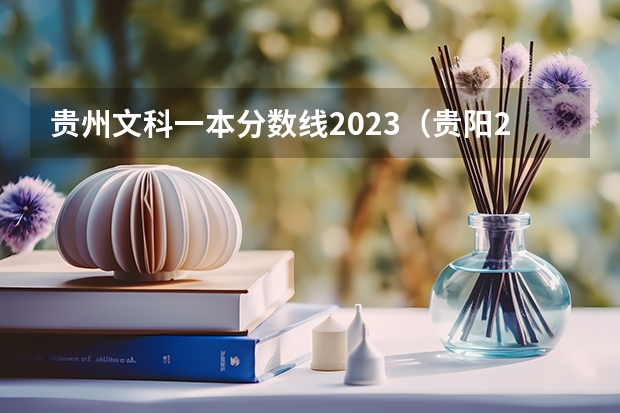 贵州文科一本分数线2023（贵阳2023高考分数线）