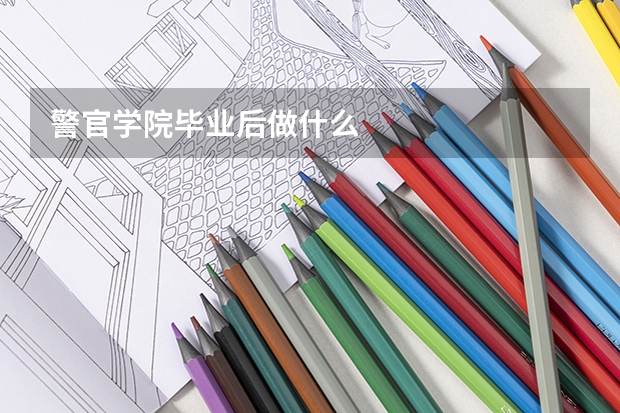 警官学院毕业后做什么