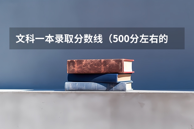 文科一本录取分数线（500分左右的理科一本大学）
