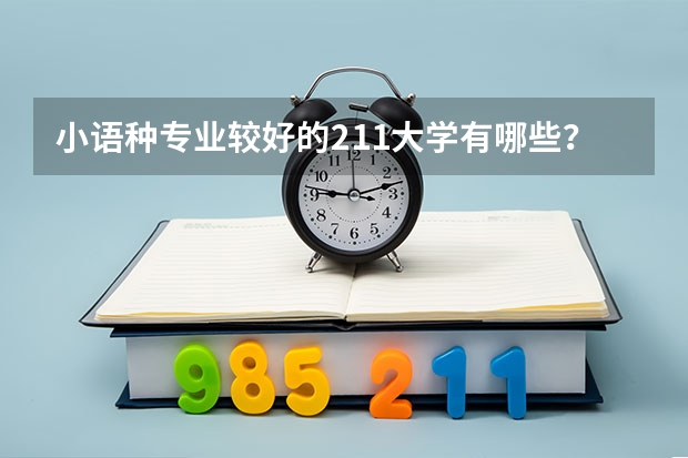 小语种专业较好的211大学有哪些？