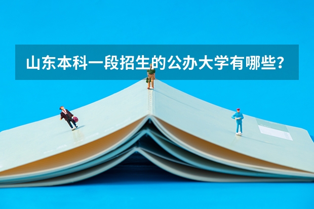 山东本科一段招生的公办大学有哪些？在鲁的投档线各是多少分？