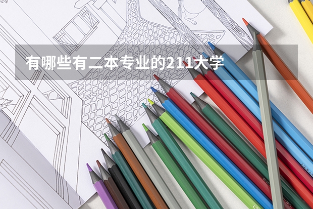 有哪些有二本专业的211大学