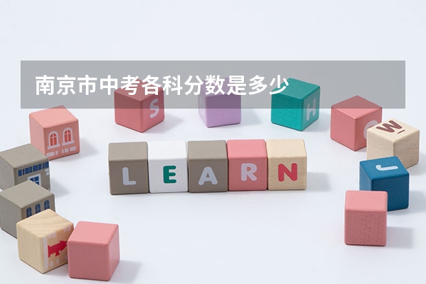 南京市中考各科分数是多少
