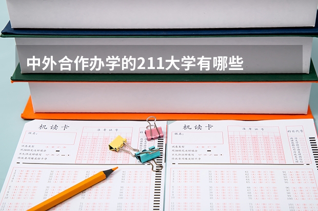 中外合作办学的211大学有哪些