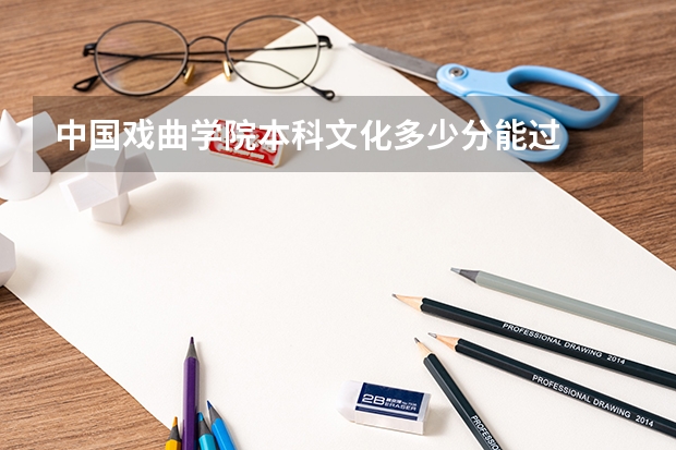 中国戏曲学院本科文化多少分能过