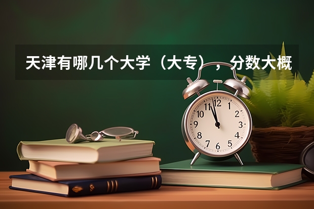 天津有哪几个大学（大专），分数大概是多少？