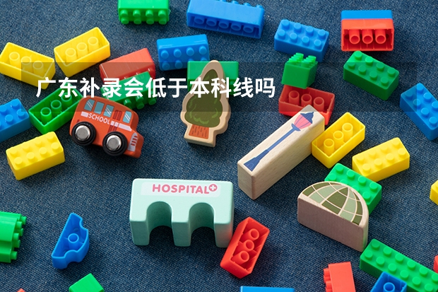 广东补录会低于本科线吗
