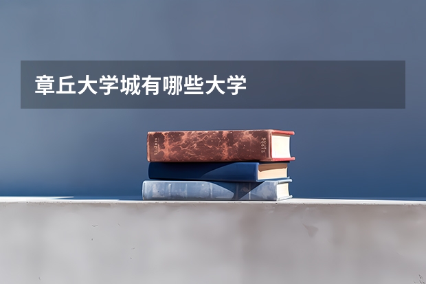 章丘大学城有哪些大学