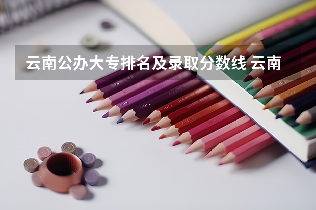 云南公办大专排名及录取分数线 云南最好的大专排名