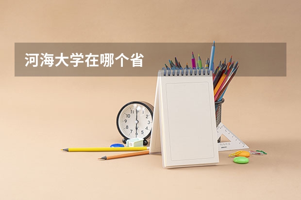 河海大学在哪个省