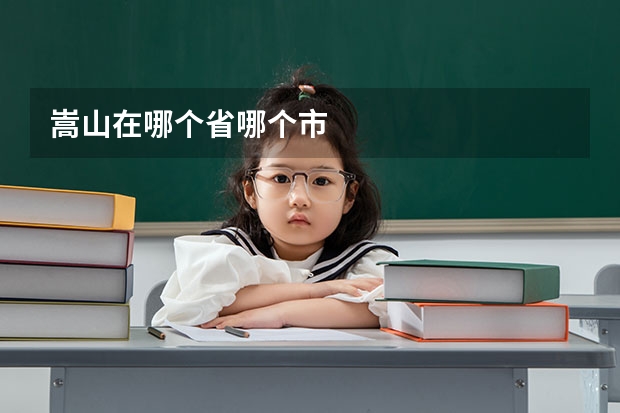 嵩山在哪个省哪个市