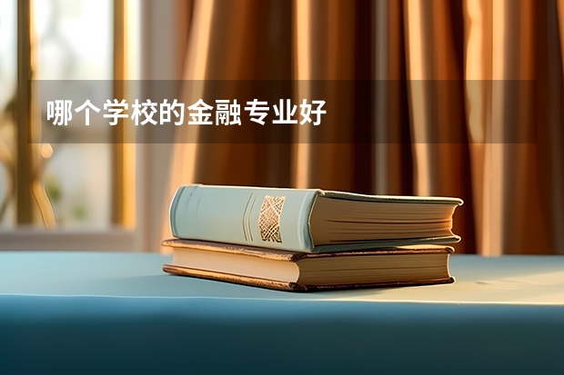 哪个学校的金融专业好