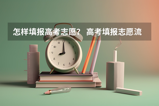 怎样填报高考志愿？ 高考填报志愿流程