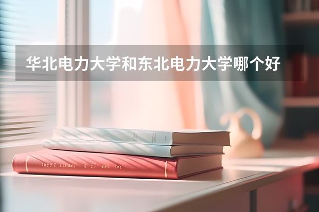 华北电力大学和东北电力大学哪个好