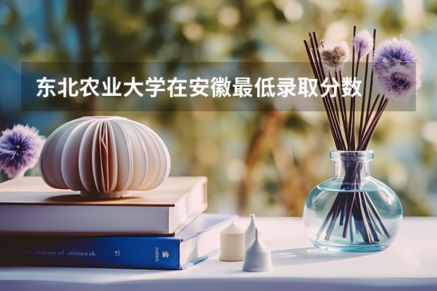 东北农业大学在安徽最低录取分数