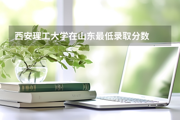 西安理工大学在山东最低录取分数
