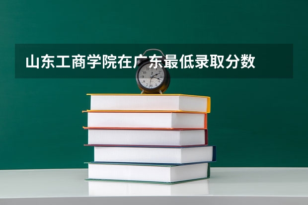 山东工商学院在广东最低录取分数