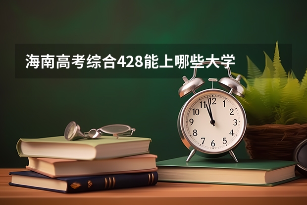 海南高考综合428能上哪些大学