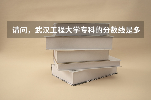 请问，武汉工程大学专科的分数线是多少