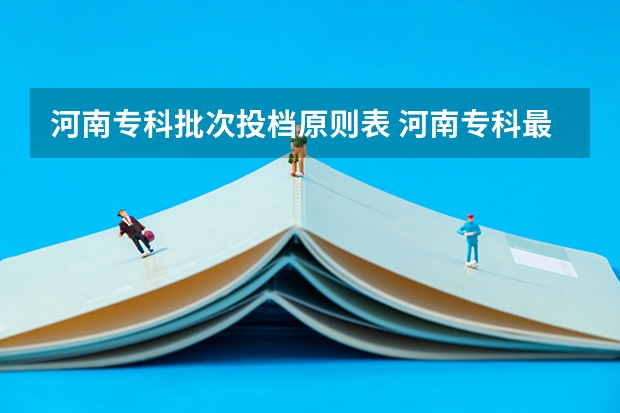 河南专科批次投档原则表 河南专科最低投档线