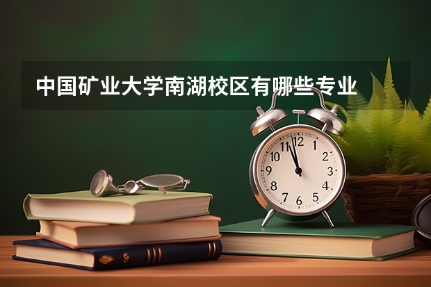 中国矿业大学南湖校区有哪些专业