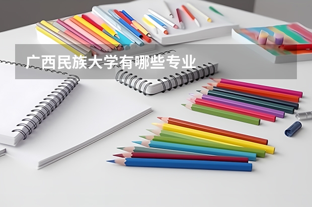 广西民族大学有哪些专业