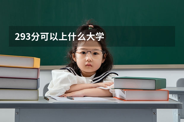 293分可以上什么大学