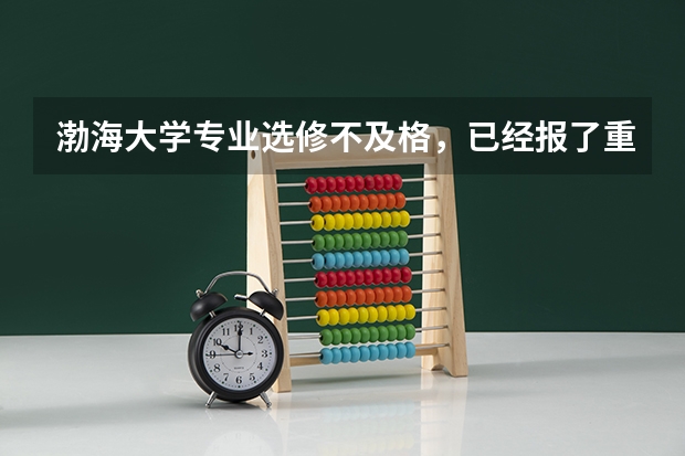 渤海大学专业选修不及格，已经报了重修了。需要跟公共选修一样再选课吗？还是就上不及格的那科的课？