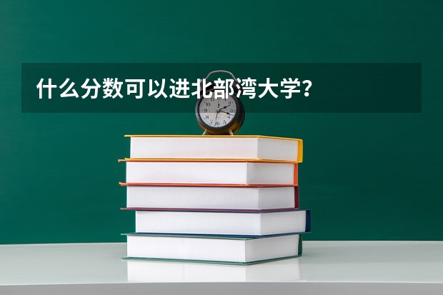 什么分数可以进北部湾大学？
