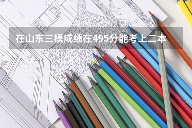 在山东三模成绩在495分能考上二本吗