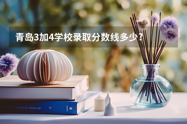 青岛3加4学校录取分数线多少?