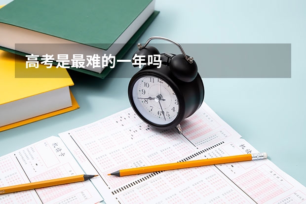 高考是最难的一年吗