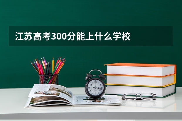 江苏高考300分能上什么学校