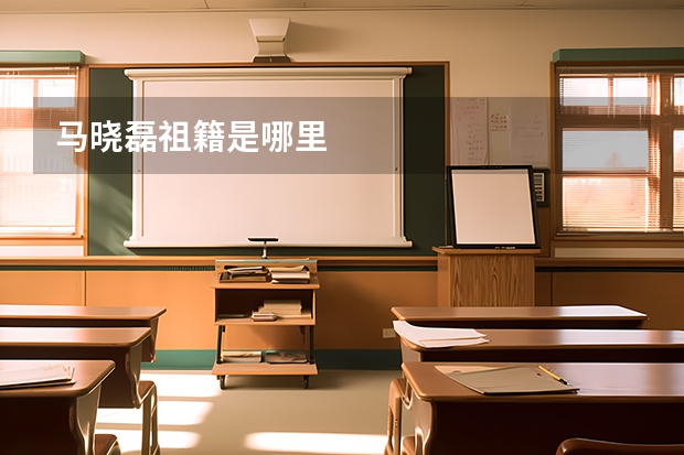 马晓磊祖籍是哪里